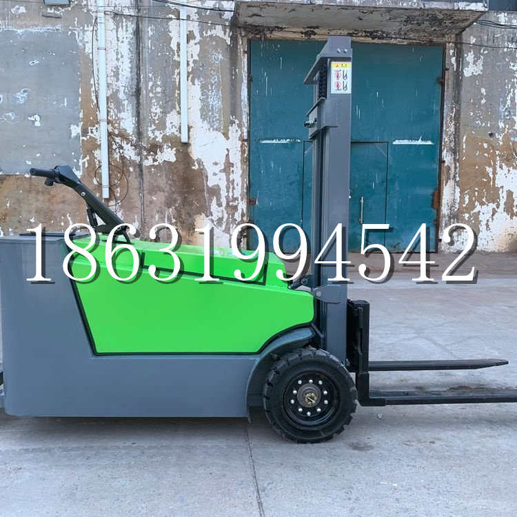 扎鲁特旗小型电动叉车1吨2吨步行站驾式电瓶堆高充电装卸车液压升降车铲车